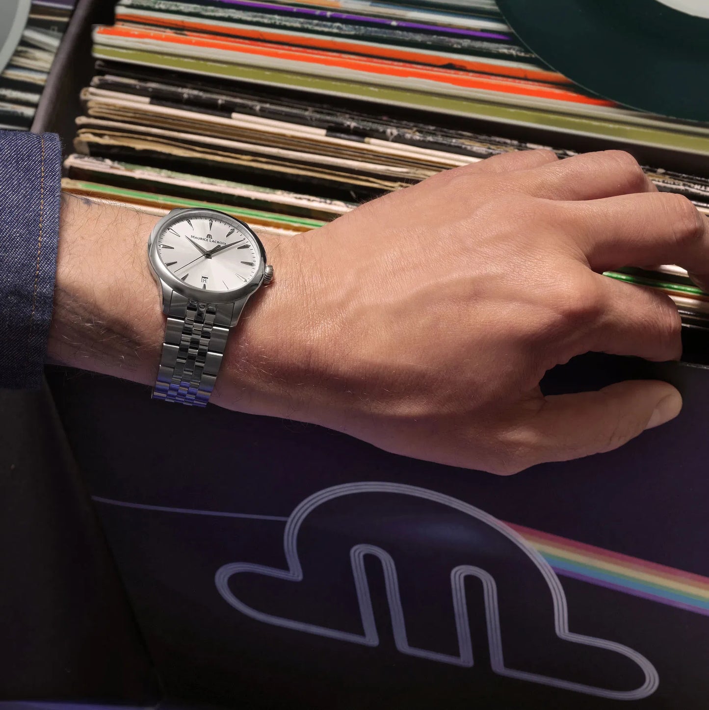 Maurice Lacroix 1975 Quartz Date 39mm 751007-SS002-130-1