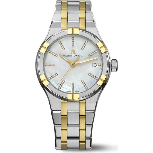 Maurice Lacroix AIKON Quartz Date 35mm Diamonds AI1106-PVY13-170-1
