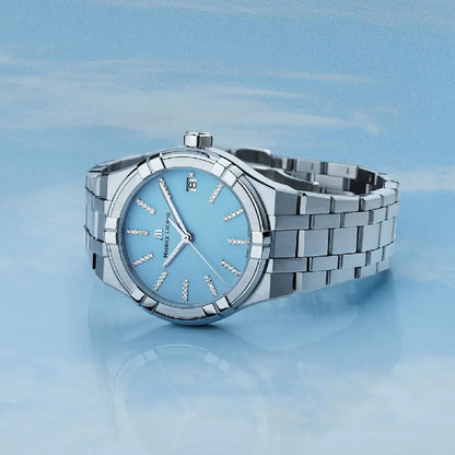 Maurice Lacroix AIKON Quartz Date 35mm diamonds special edition AI1106-SS002-450-1