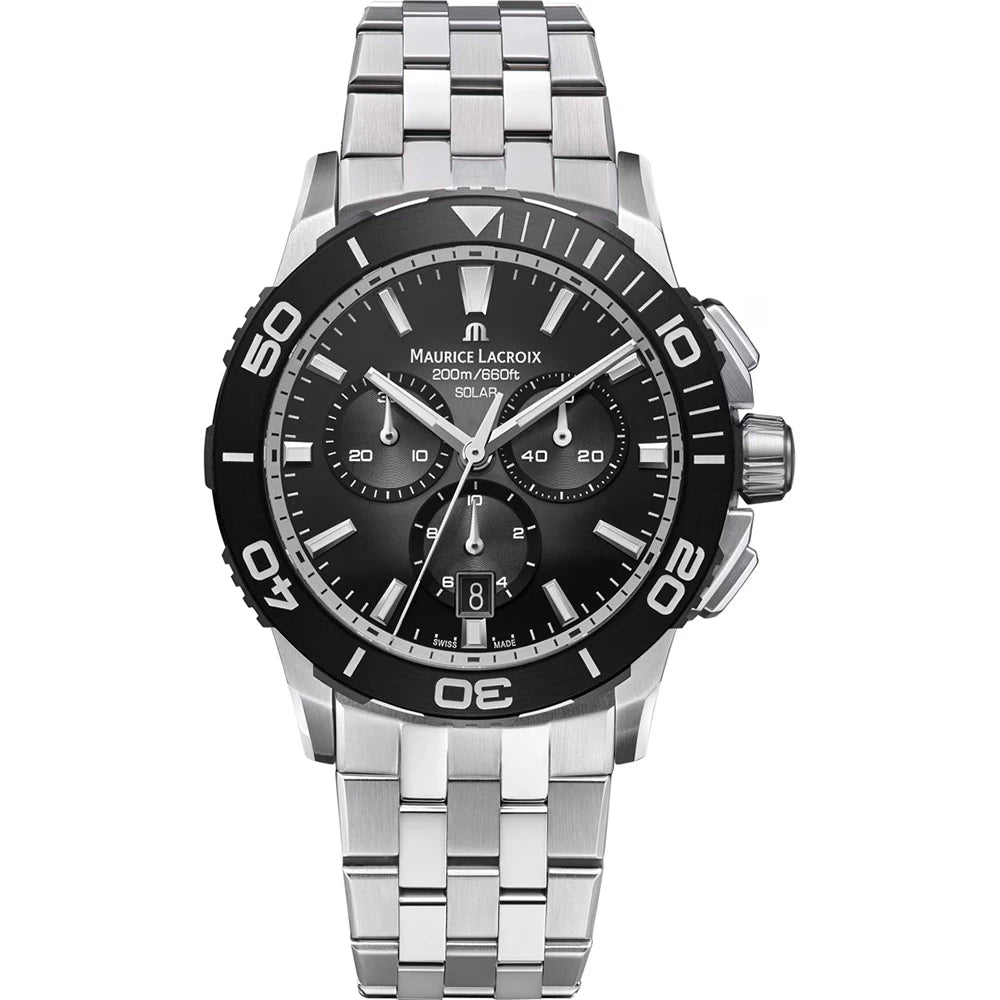 MAURICE LACROIX PONTOS S DIVER CHRONO SOLAR DATE 42MM PT1038-SSL22-330-1