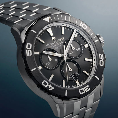 MAURICE LACROIX PONTOS S DIVER CHRONO SOLAR DATE 42MM PT1038-SSL22-330-1