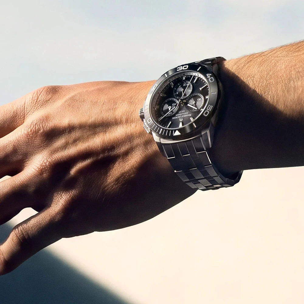 MAURICE LACROIX PONTOS S DIVER CHRONO SOLAR DATE 42MM PT1038-SSL22-330-1