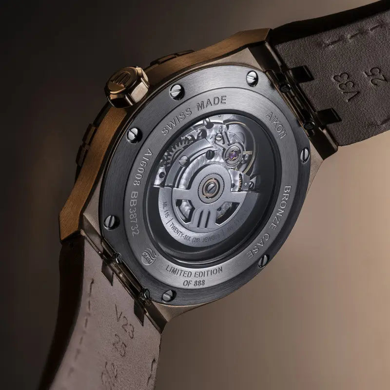 MAURICE LACROIX AIKON AUTOMATIC DATE 42MM BRONZE LIMITED EDITION 888PCS
AI6008-BRZ01-730-3
