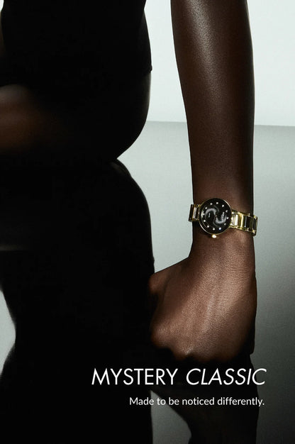 Rodania horloge dames Mystery classic R85007 Black & Gold
