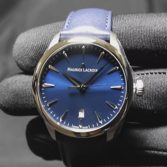 Maurice Lacroix horloge 1975 Quartz Date 39mm 751007-SS001-430-4