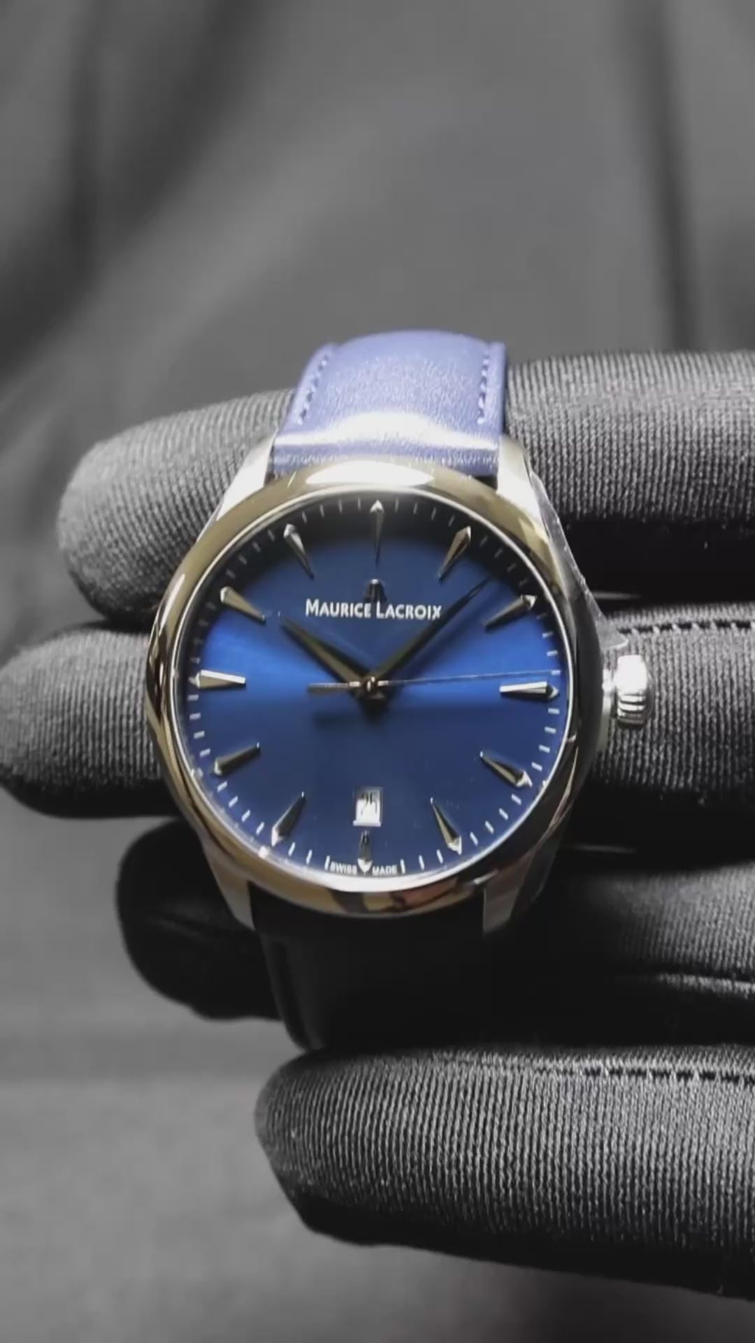 Maurice Lacroix horloge 1975 Quartz Date 39mm 751007-SS001-430-4