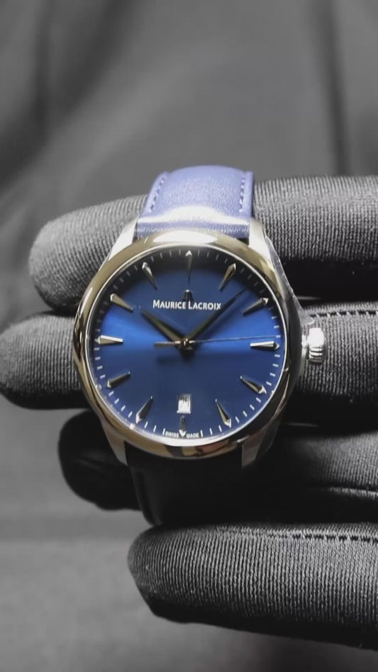 Maurice Lacroix horloge 1975 Quartz Date 39mm 751007-SS001-430-4