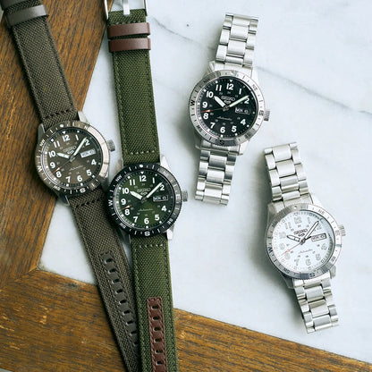Seiko 5 Sports HDB008K1 horloge Arabische cijfers groen