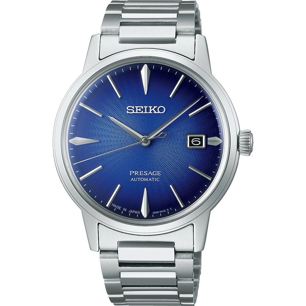 Seiko Presage horloge SRPJ13J1 automatic heren blauw