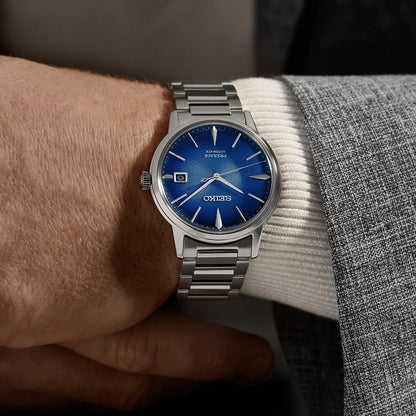 Seiko Presage horloge SRPJ13J1 automatic heren blauw