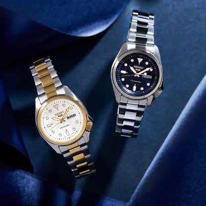 Seiko 5 Sports SRE004K1 dameshorloge automatic bicolor 28mm