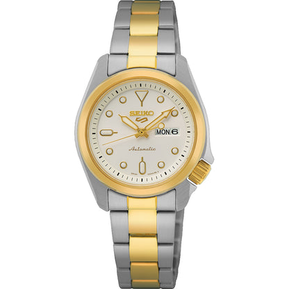 Seiko 5 Sports SRE004K1 dameshorloge automatic bicolor 28mm