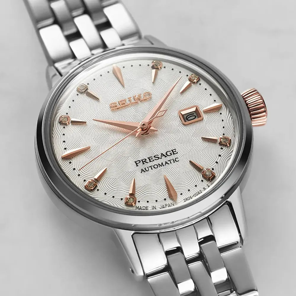 Seiko Presage dameshorloge SRE009J1 Cocktail time rosé accenten