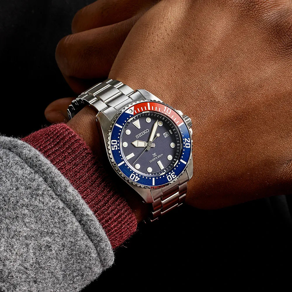 Seiko Prospex horloge SNE595P1 PEPSI samurai heren solar diver