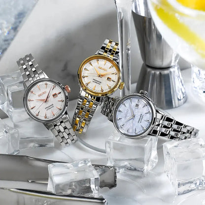 Seiko Presage dameshorloge SRE009J1 Cocktail time rosé accenten