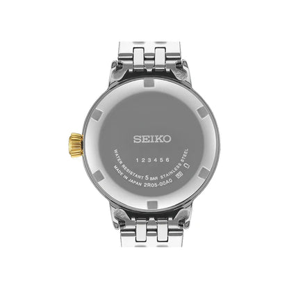 Seiko Presage horloge SRE010J1 automatic dames bicolor diamant
