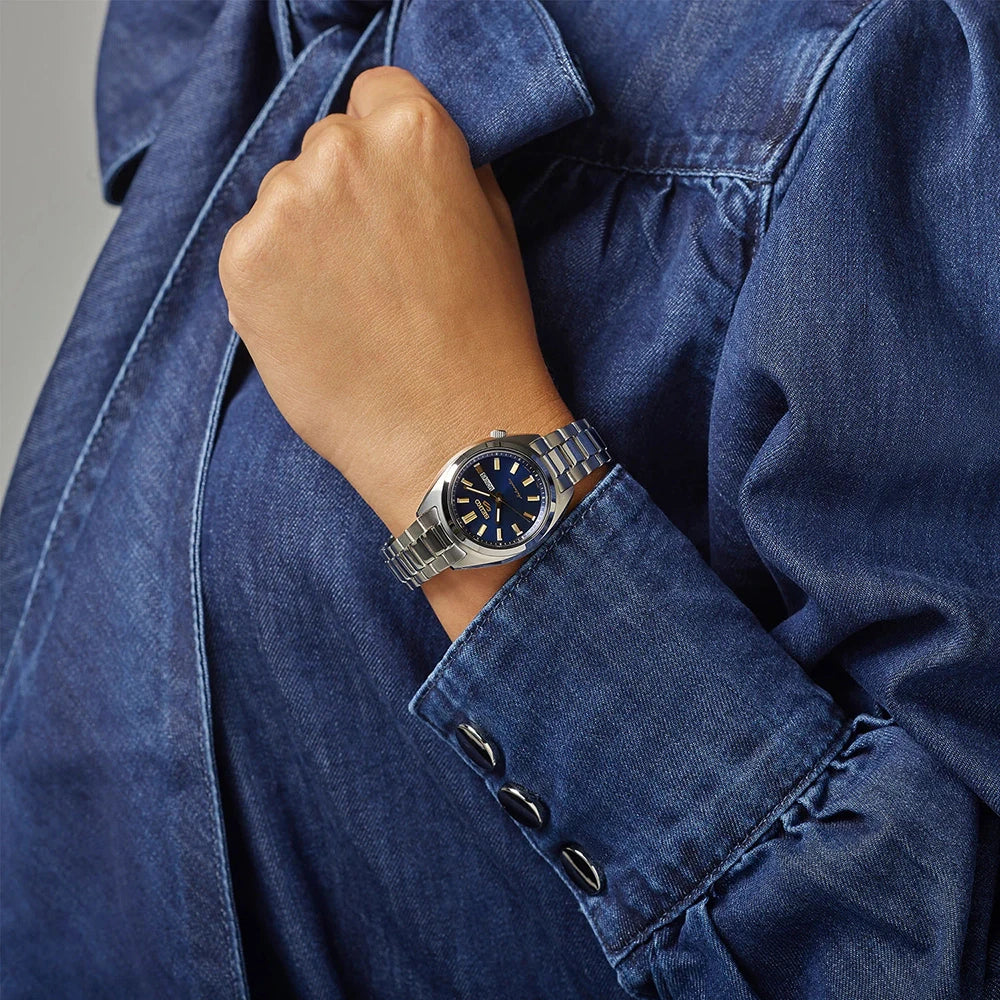 Seiko 5 Sports SRE021K1 dameshorloge automatic blauw 32mm
