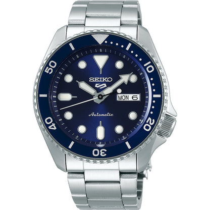 Seiko 5 Sports SRPD51K1 blauwe wijzerplaat herenhorloge