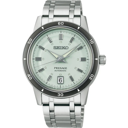 Seiko Presage herenhorloge SRPL71J1 automatic retro mint green