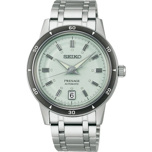 Seiko Presage herenhorloge SRPL71J1 automatic retro mint green