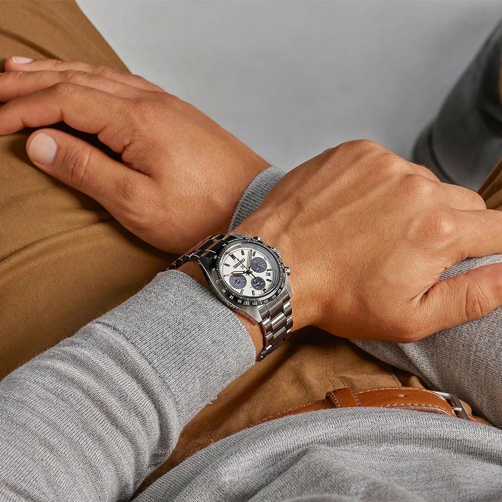 Seiko Prospex horloge SSC961P1 Speedtimer heren chrono panda