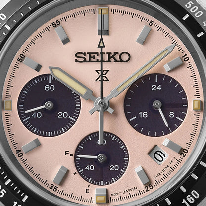 Seiko Prospex horloge SSC963P1 Speedtimer heren chrono roze panda