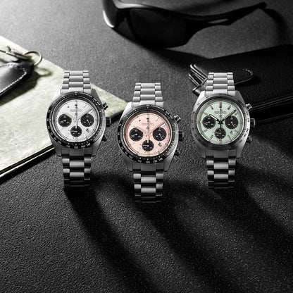 Seiko Prospex horloge SSC965P1 Speedtimer heren chrono groene panda