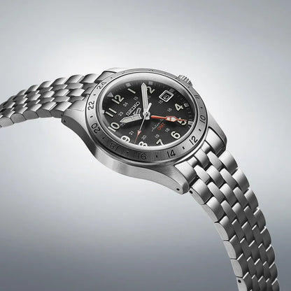 Seiko GMT 5 Sports SSK023K1 zwarte wijzerplaat/Arabische cijfers Horloge